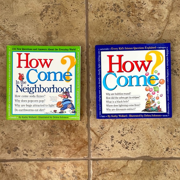 Workman Publishing Other - Set of 2: How Come? Books - Like New Softcovers